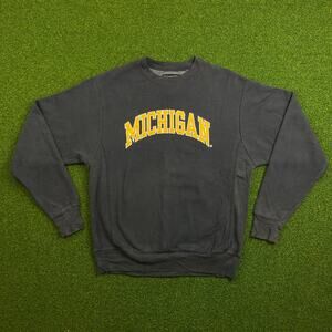 Vintage Steve & Barry's University of Michigan Wolverines Crewneck Sweatshirt S